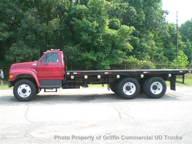 1998 Ford Ft900 Tandem Axle One Owner Flat Bed Jus