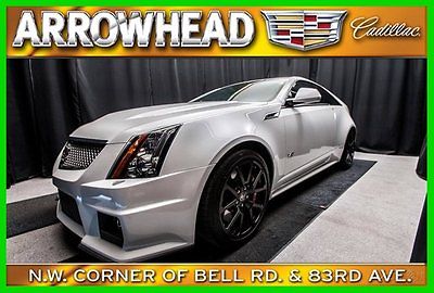 Cadillac : CTS V Coupe 2-Door 2015 cts v coupe crystal white ebony satin wheels recaros supercharged one owner