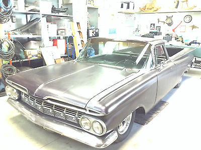 Chevrolet : El Camino Stainless  Sm Blck 2 Speed auto, PS, Professionally Lowered, New Tires and Wheels,CLR Title