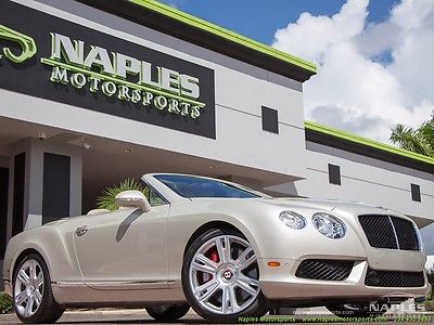 Bentley : Continental GT GTC 13 bentley continental gtc v 8 white sand linen great options 5 k miles
