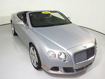 Bentley : Continental GT 2dr Convertible 2012 bentley continental gtc super clean certified warranty w 12