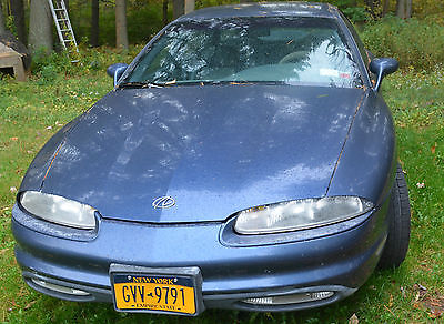 Oldsmobile : Aurora chrome 1998 blue clean no rust runs great custom rims leather interior