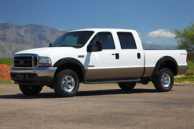 Ford : F-250 MONEY BACK GUARANTEE 2004 ford f 250 diesel 4 x 4 lariat crew cab 4 wd f 250 leather inspected in ad
