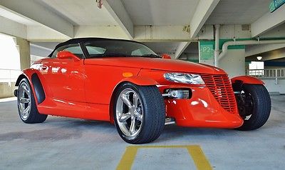 Plymouth : Prowler 1 of 1300 Built  Factory Hot Rod Orange Red Bumper Delete Super Rare Low Miles