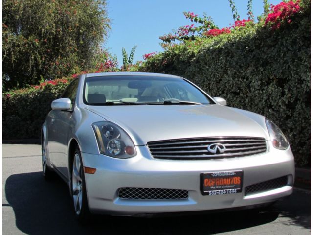 Infiniti : G 2dr Cpe Auto Used 04 G35 Coupe Bose Premium Sound Power Seats Tilt Wheel Silver Speed Clean