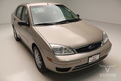 Ford : Focus SE Sedan FWD 2007 tan cloth single cd i 4 duratec used preowned we finance 96 k miles