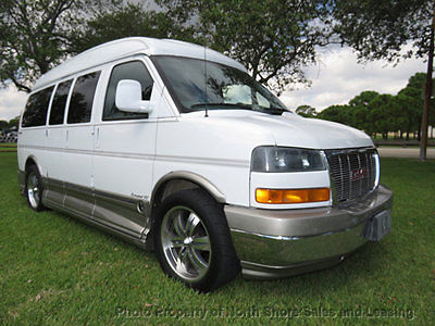 GMC : Savana Explorer SE Hi Top Conversion Florida 2005 GMC Luxury Hi Top Conversion Van Leather Sunroof TV Limo Jet Style