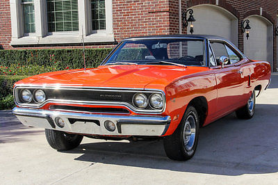 Plymouth : Road Runner True Survivor! Numbers Matching 383ci and 727 Trans! Hemi Orange, Build Sheets!