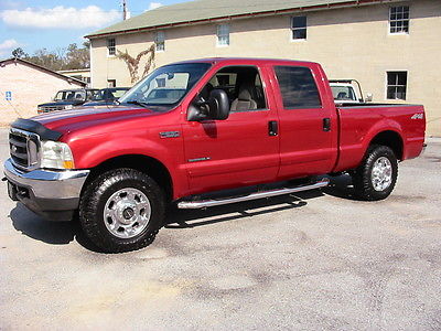 Ford : F-250 Superduty Rust FREW 7.3 Powerstroke CREW 4WD 02 ford f 250 lariat 4 wd crew shortbox 7.3 powerstroke diesel texas owned mint