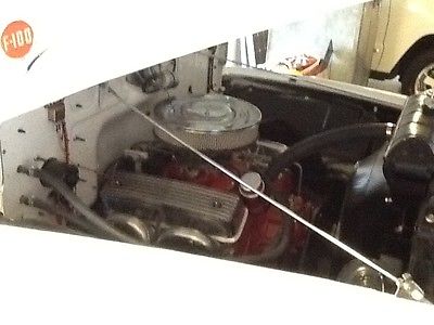 Ford : F-100 pin striped by hand Complete restoration. I received this 1956 F-100 as my first vehicle in 1972.