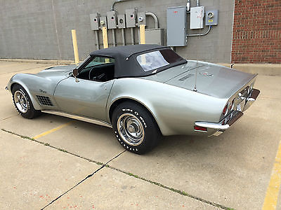 Chevrolet : Corvette LT-1 CORVETTE 1971 LT-1 CONVERTIBLE,#'S MATCH,TANK STICKER,BODY ON RESTORED,NEW PAINT