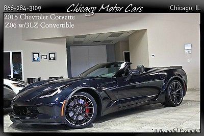 Chevrolet : Corvette 2dr Convertible 2015 chevrolet corvette z 06 convertible 3 lz equipment group factory navigation