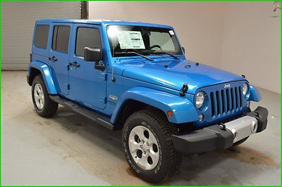 Jeep : Wrangler Sahara 4X4 SUV Navigation Leather Heated seat 4 Dr FINANCE AVAILABLE!!  Hard Top Roof AUX, New 2015 Jeep Wrangler Unlimited 4WD SUV