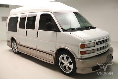 Chevrolet : Express Cargo Van 2WD 1998 tan leather trailer hitch v 8 vortec used preowned 156 k miles