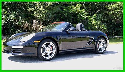 Porsche : Boxster 2011 boxster triple blk 6 speed one owner