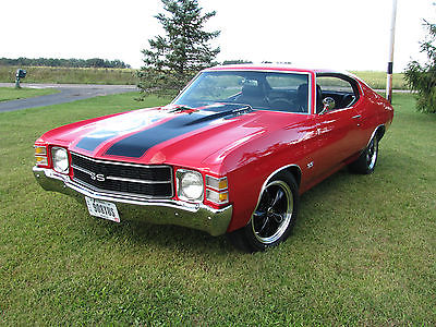 Chevrolet : Chevelle ss 71 chevelle ss 402 bb red with ss strips