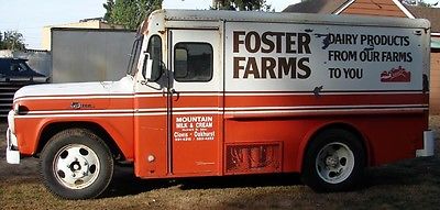 Ford : Other F500 1959 ford f 500 foster farms milk dairy ice cream refrigerated delivery truck