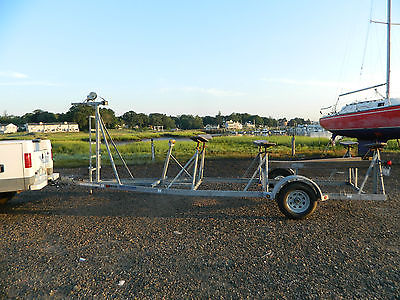 2008 Triad Sailboat galvanized float off trailer 5200 GVW