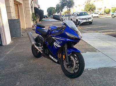 Yamaha : YZF-R 2009 yamaha yzf r 6 s blue motorcycle sportsbike