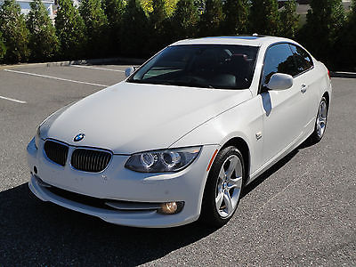 BMW : 3-Series m package 2 tone red Seats 2011 328 i xdrive bmw salvage rebuildable repairable 2 door coupe fully loaded