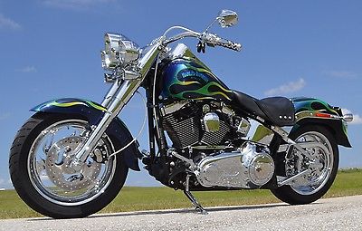 Harley-Davidson : Softail 8 500.00 in extras 2007 harley davidson very custom fat boy softail