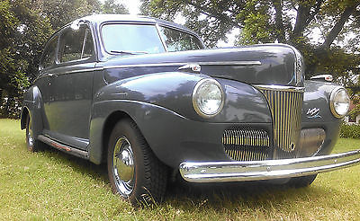 Ford : Other Tudor Sedan Super Deluxe 1941 ford two door sedan v 8 survivor cruiser flathead street rod not rat rod