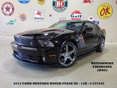 Ford : Mustang GT ROUSH STAGE 3 HYPER SERIES SUPERCHARGED,13K,WE FINANCE! 12 mustang gt roush stage 3 hyper series 6 spd lth sync 20 s 13 k we finance