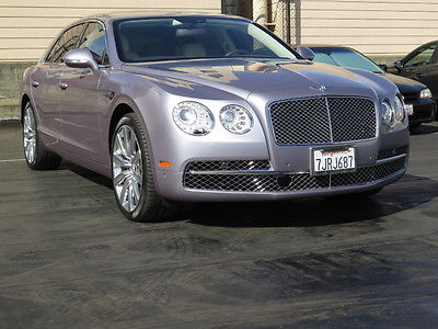 Bentley : Flying Spur W12 in Heather with only 8,775 miles! 2015 bentley flying spur w 12 sedan heather with linen low miles