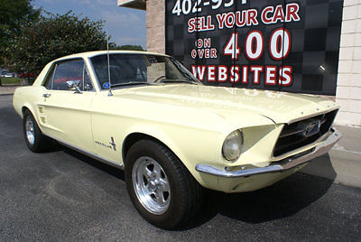 Ford : Mustang 1967 ford mustang coupe 289 ci automatic power steering very clean cd kenwood