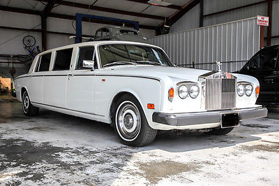 Rolls-Royce : Silver Shadow Limousine 1974 rolls royce silver shadow 34 k rear ac tv dvd bar mechanically sound wow