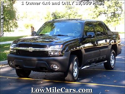 Chevrolet : Avalanche 4x4 LT Low Low Miles 2004 CHEVROLET AVALANCHE LT 4x4fully loaded with only 19K Miles