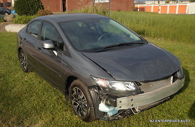 Honda : Civic EX SEDAN 2013 honda civic ex sedan ez fix rebuildable salvage low miles run and drive