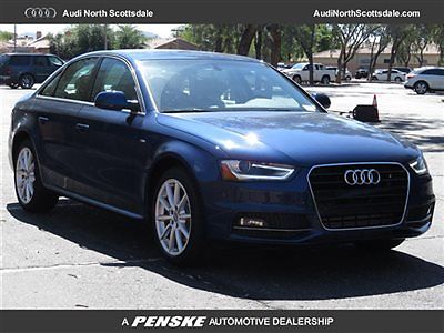 Audi : A4 Premium Package FWD 2.0 4 Cylinder 12 miles 2015 a 4 heated leather fwd bluetooth ipod sirius xm sun roof xenons led