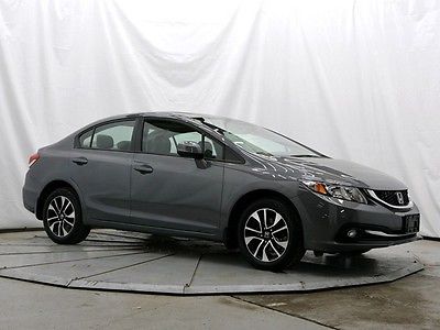Honda : Civic EX-L EX-L SDN Auto Lthr Htd Seats R Camera Pwr Moonroof Must See and Drive Save