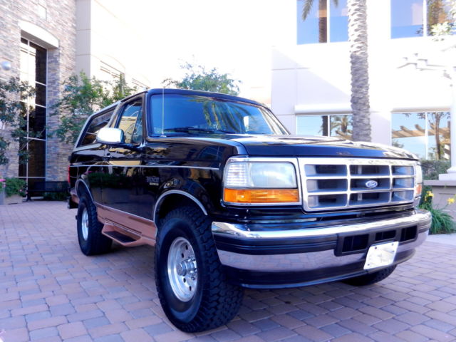 Ford : Bronco Eddie Bauer 154 k orig miles gorgeous loaded super clean 1990 1993 1991 1992 1994 1989 1996