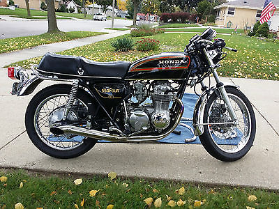 Honda : CB CB550 CB550K  Honda Black Cafe Racer SOHC