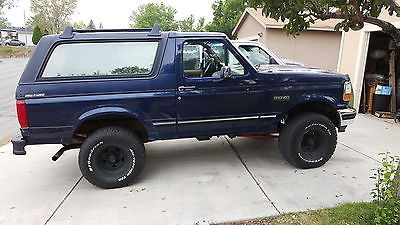 Ford : Bronco XL Sport Utility 2-Door 1995 ford bronco