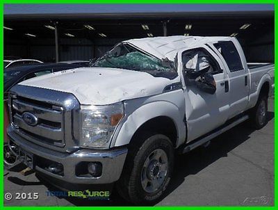 Ford : F-250 SUPER DUTY 2011 used 6.2 l v 8 16 v fwd xlt for sale roll over runs drives salvage