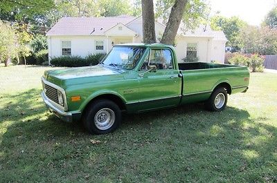 Chevrolet : C-10 C10 Custom 1971 chevrolet chevy c 10 custom longbed pickup truck 5.7 l 350