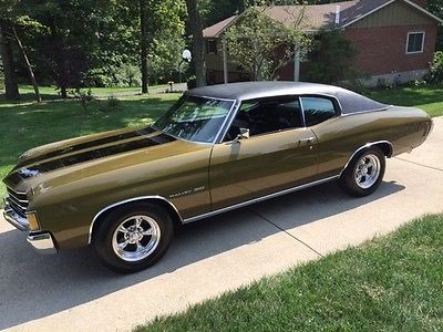 Chevrolet : Chevelle Malibu 1972 chevrolet chevelle malibu crate 350 turn key ready show condition