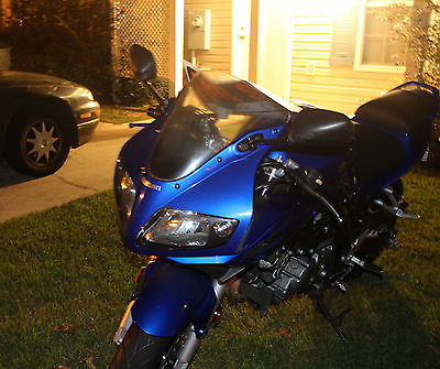 Suzuki : SV 2007 suzuki sv 650 s sportsbike motorcycle in blue and black pre owned