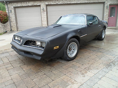 Pontiac : Trans Am CAMEL DELUXE 1978 trans am t tops match clean body running project