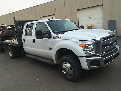 Ford : F-450 XLT 2012 f 450 4 by 4 diesel crew cab deck truck