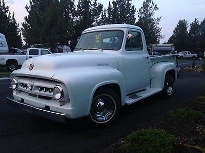 Ford : F-100 50th anniversary SERIES  PEARL WHITE 1953 FORD PICKUP PICK-UP 50TH ANNIVERSARY SERIES V-8 FLAT HEAD