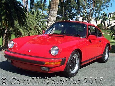 Porsche : 911 Carrera 3.2 Coupe 86 911 coupe 1 owner sport seats 45 k orig miles just serviced c o a california