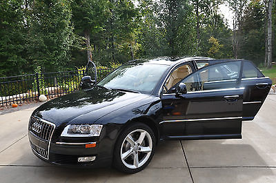 Audi : A8 A8L 2010 a 8 l black loaded 78 000 miles