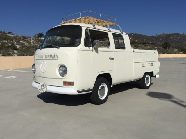 Volkswagen : Bus/Vanagon 1968 volkswagen vw double cab pick up truck free shipping with buy it now