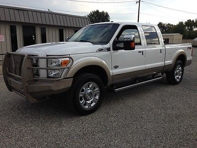 Ford : F-250 King Ranch Crew Cab FX4 6.7 l powerstroke navigation moonroof 20 s grille guard tonneau cover loaded