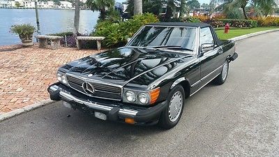 Mercedes-Benz : SL-Class 560 SL 1988 mercedes benz 560 sl one owner florida car garage kept and well maintained