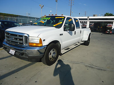 Ford : F-350 XLT Dually with 5th Wheel Hitch 2001 ford f 350 super duty xlt dually pickup 4 dr v 10 low miles 5 th wheel gas